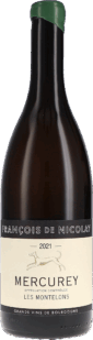 François de Nicolay | Burgundy | Mercurey “Les Montelons” blanc, Sans Sulfites Ajoutés AC | 2021 | 750ml | bio