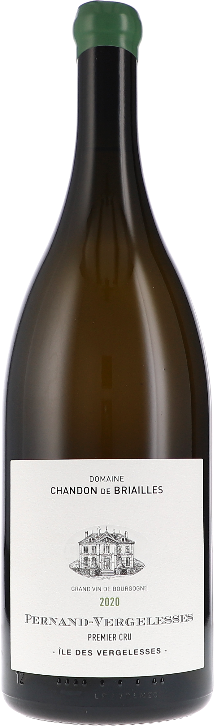 Chandon de Briailles Pernand-Vergelesses 1er Cru Île des Vergelesses blanc 2020, 1500ml Flasche, Ansicht Frontetikett