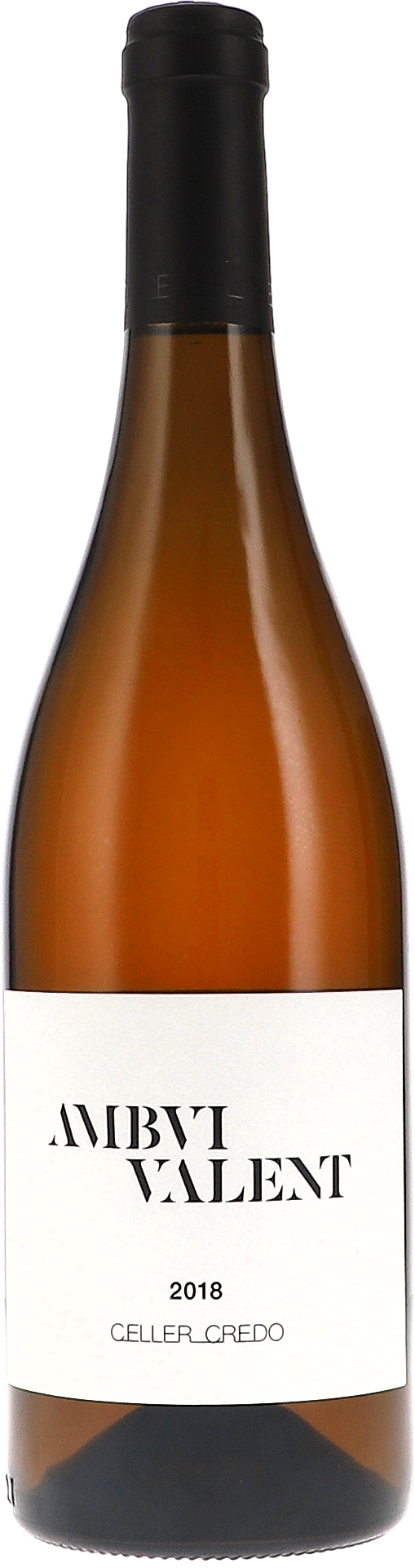 Celler Credo Ambvivalent 2018, 750ml bottle, front label view