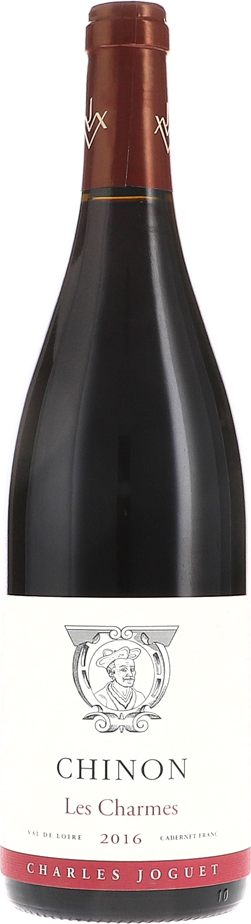 Charles Joguet Les Charmes rouge 2016, 750ml bottle, front label view