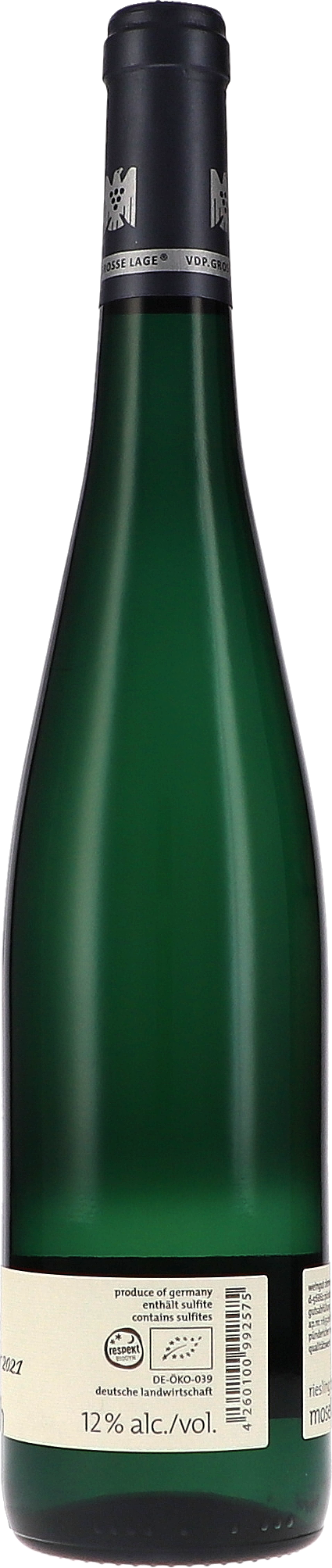Clemens Busch Riesling Marienburg Grosses Gewächs Fahrlay 2021, 750ml bottle, back label view 1