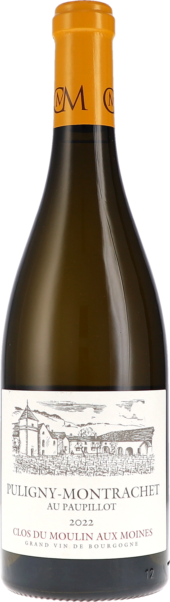 Clos du Moulin aux Moines Puligny-Montrachet Au Paupillot 2022, 750ml bottle, front label view