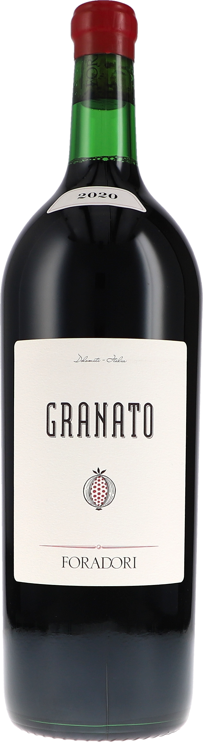 Foradori Granato Teroldego 2020, 1500ml bottle, front label view