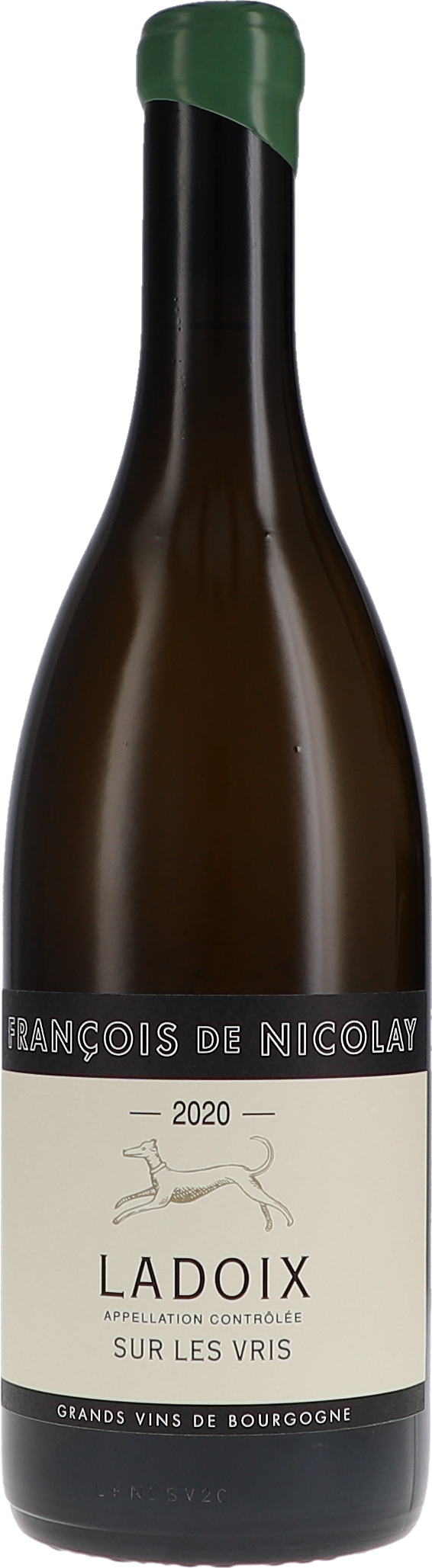 François de Nicolay Ladoix Sur Les Vris blanc 2020, 750ml bottle, front label view