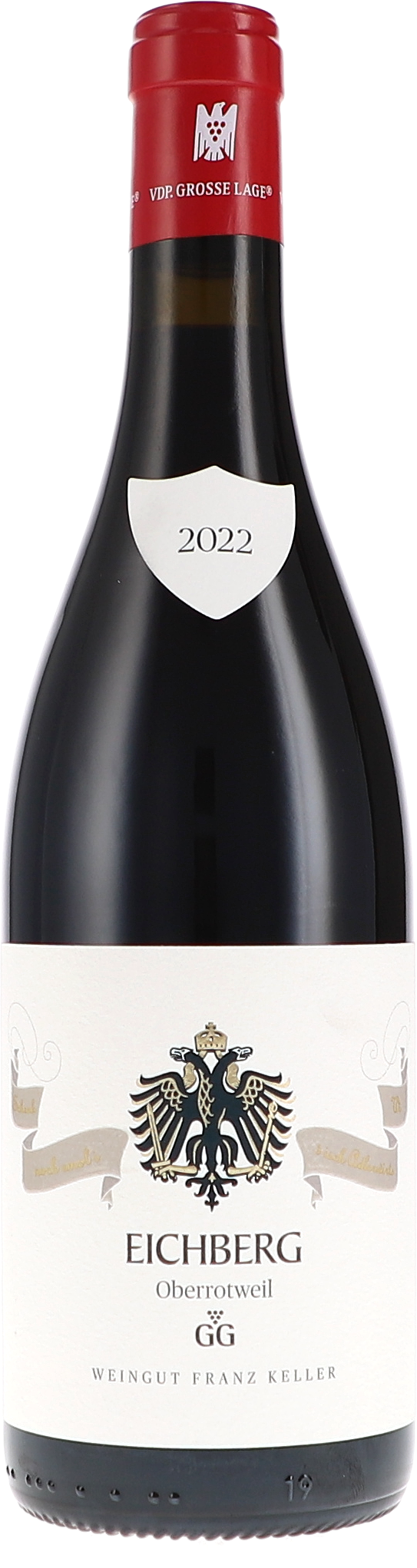 Franz Keller Eichberg Oberrotweil Spätburgunder GG 2022, 750ml bottle, front label view