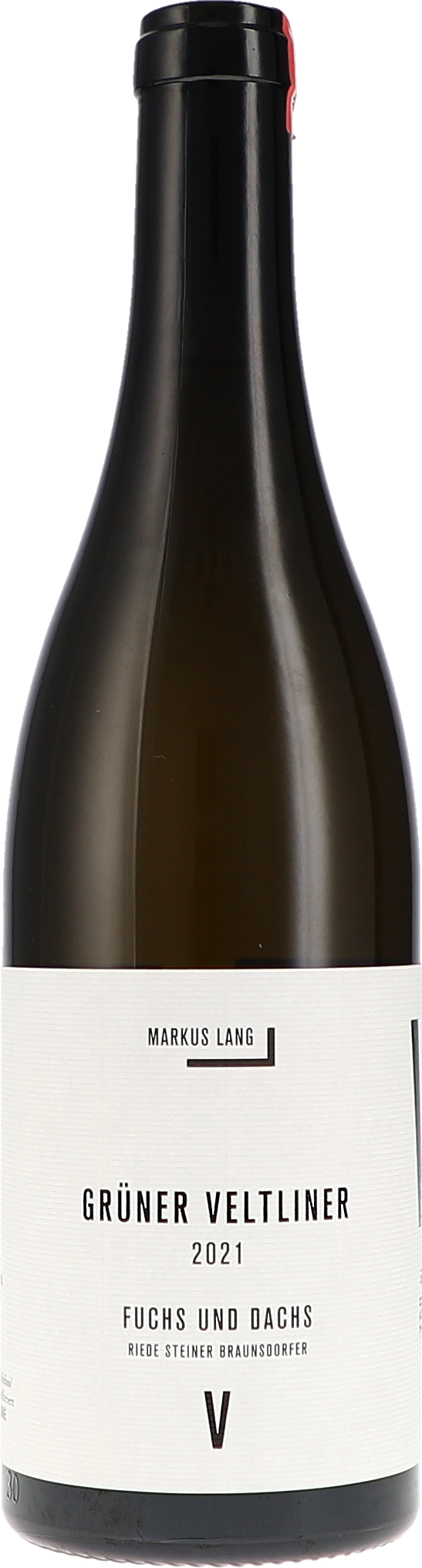 HM Lang Grüner Veltliner Riede Braunsdorfer Fuchs & Dachs 2021, 750ml bottle, front label view