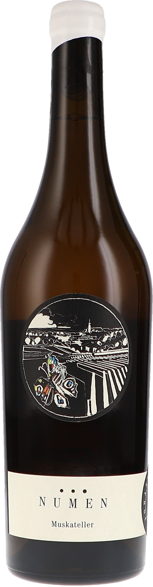 Johannes Zillinger NUMEN Muskateller 2021, 750ml bottle, front label view