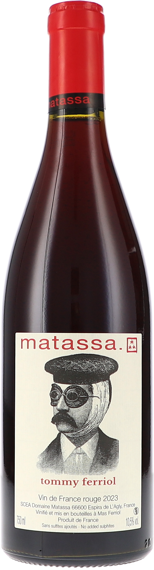 Matassa Tommy Ferriol 2023, 750ml bottle, front label view