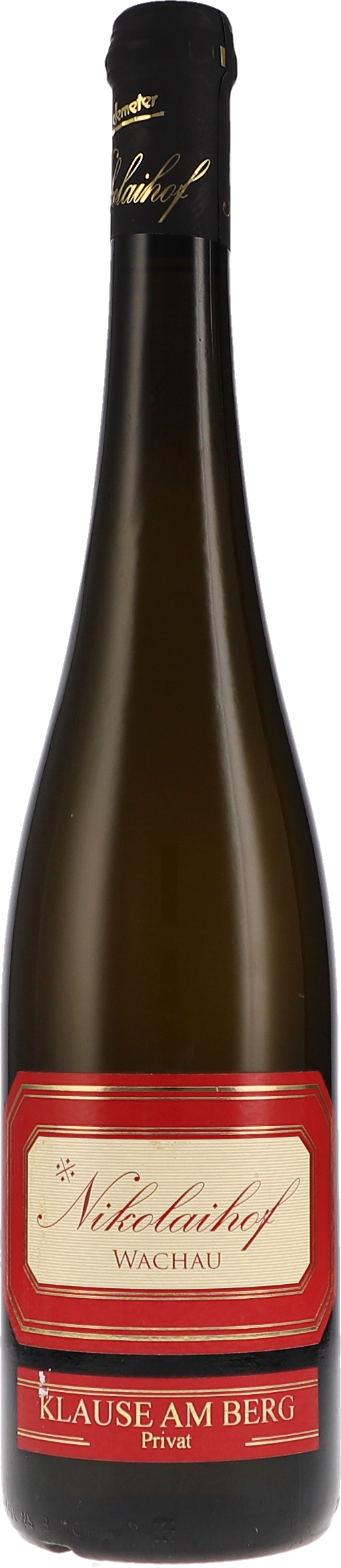 Nikolaihof Klause am Berg Riesling 2012, 750ml bottle, front label view