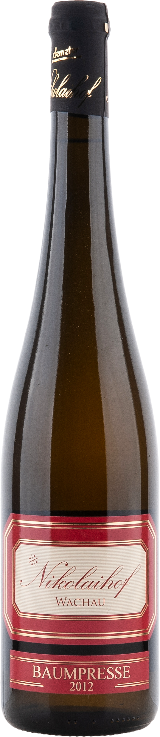 Nikolaihof Riesling Baumpresse 2015, 750ml bottle, front label view
