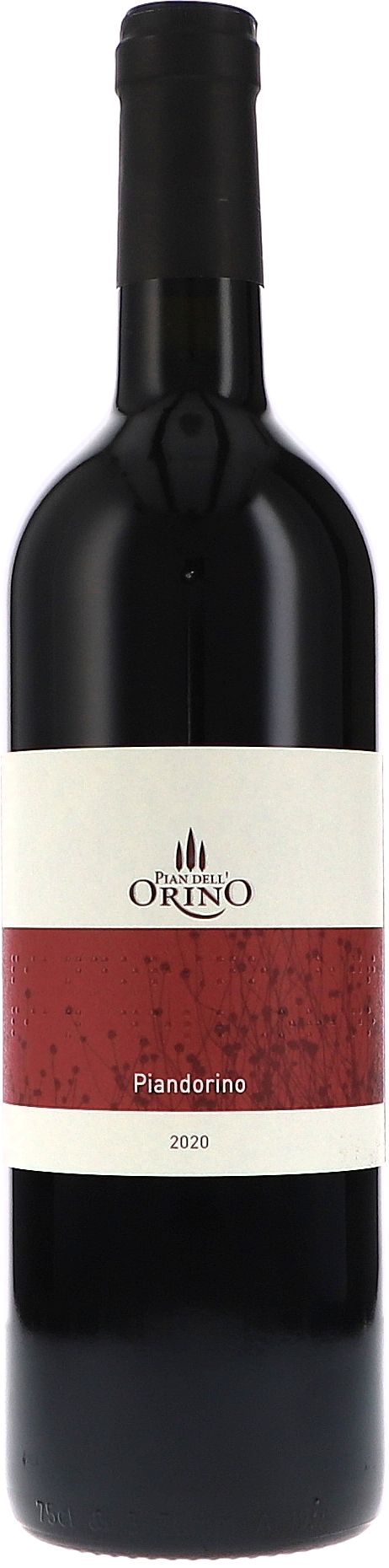 Pian Dell'Orino Piandorino 2020, 750ml bottle, front label view
