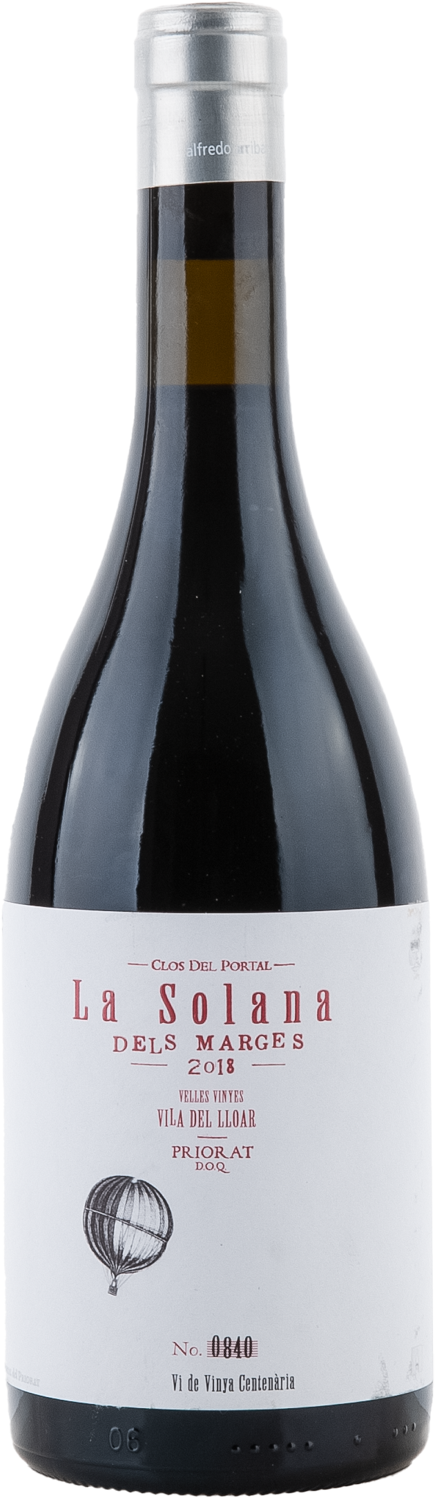 Portal del Priorat La Solana dels Marges 2018, 750ml bottle, front label view