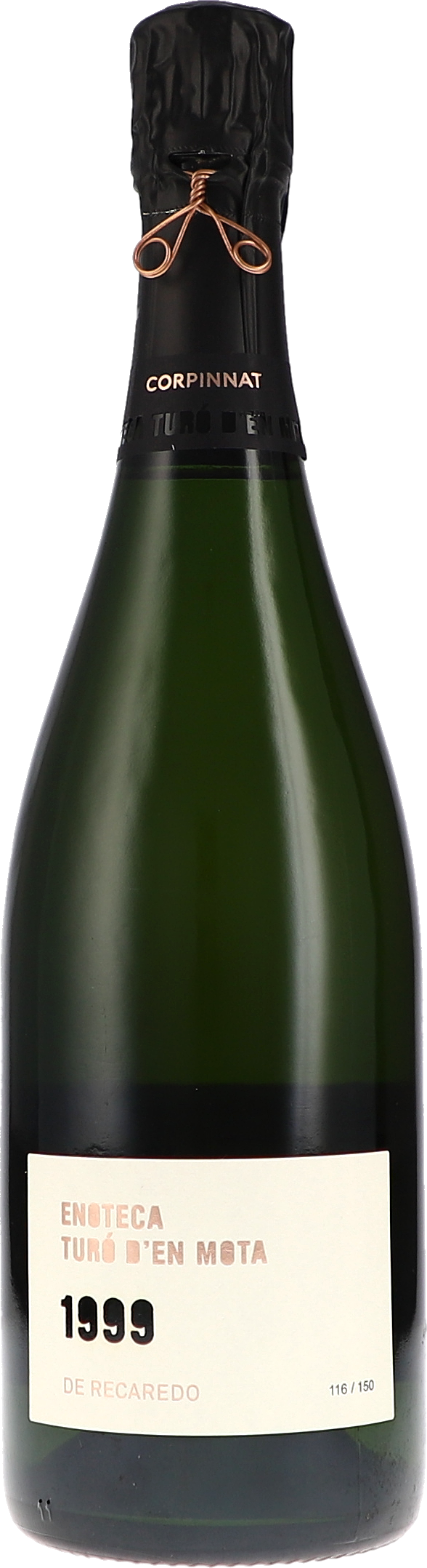 Recaredo Enoteca Turo d'en Mota de Recaredo Brut Nature 1999, 750ml bottle, front label view
