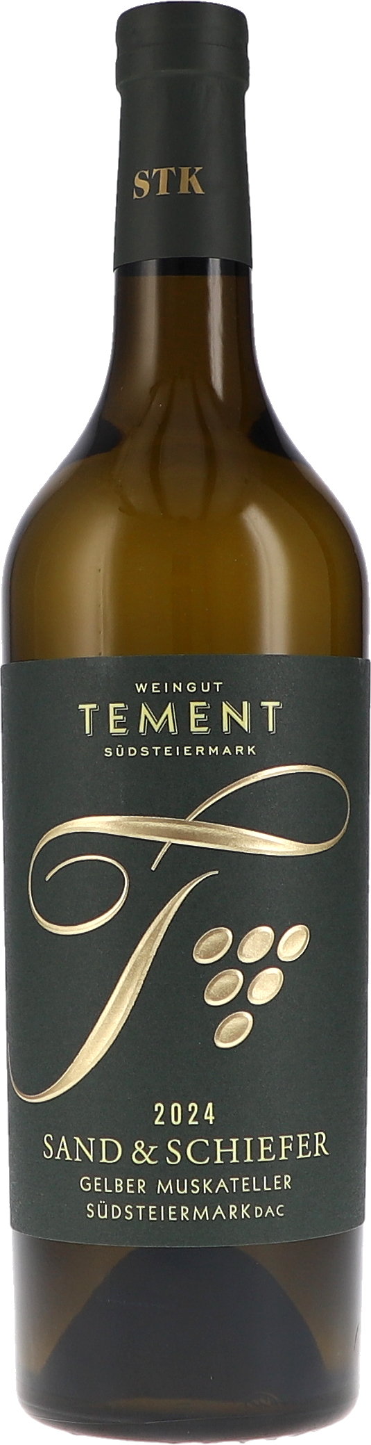 Tement Gelber Muskateller Sand & Schiefer Südsteiermark 2024, 750ml bottle, front label view