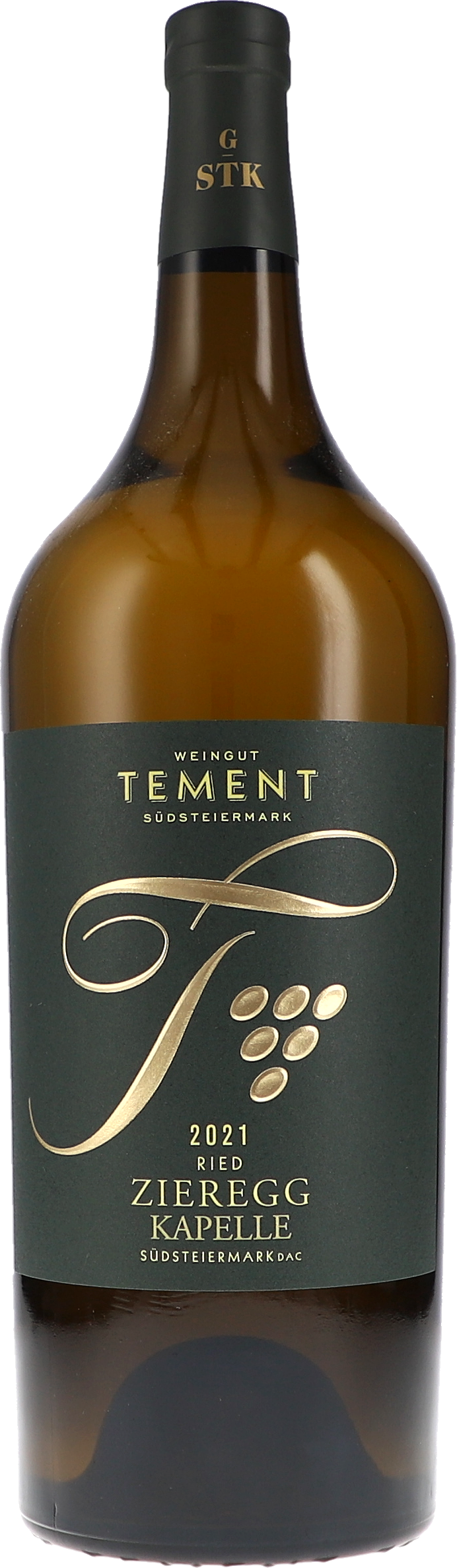 Tement Ried Zieregg Kapelle Sauvignon blanc Große STK Lage 2021, 1500ml bottle, front label view
