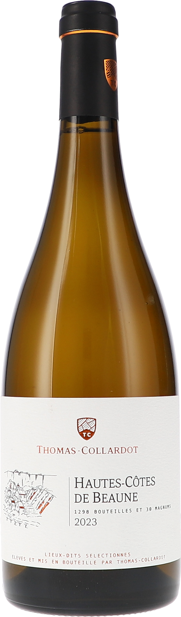 Thomas-Collardot Bourgogne Hautes-Côtes de Beaune blanc 2023, 750ml bottle, front label view