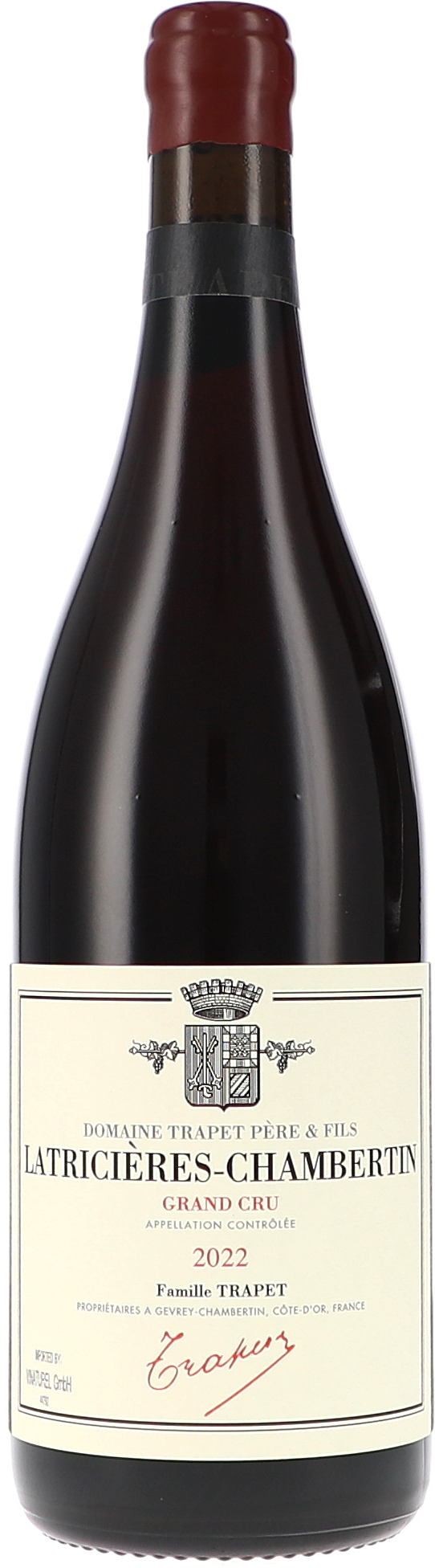 Trapet Père & Fils Latricières-Chambertin Grand Cru 2022, 750ml bottle, front label view