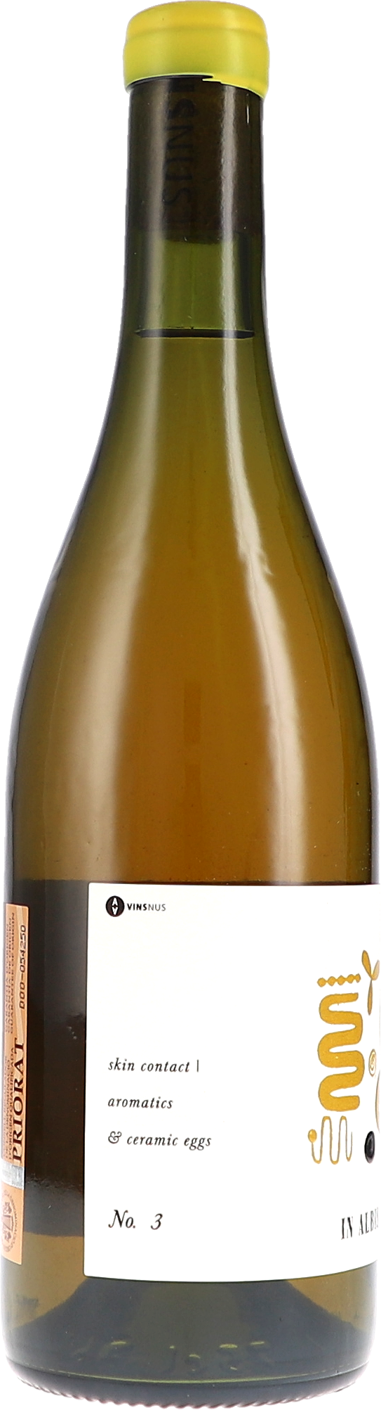 Vins Nus Instabile Brisat No. 3 In Albis 2022, 750ml bottle, back label view 2