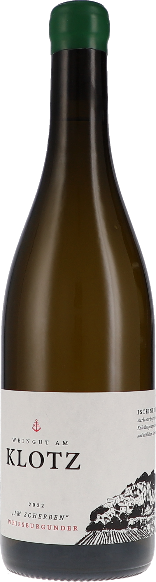 Weingut am Klotz Weissburgunder Im Scherben 2022, 750ml bottle, front label view