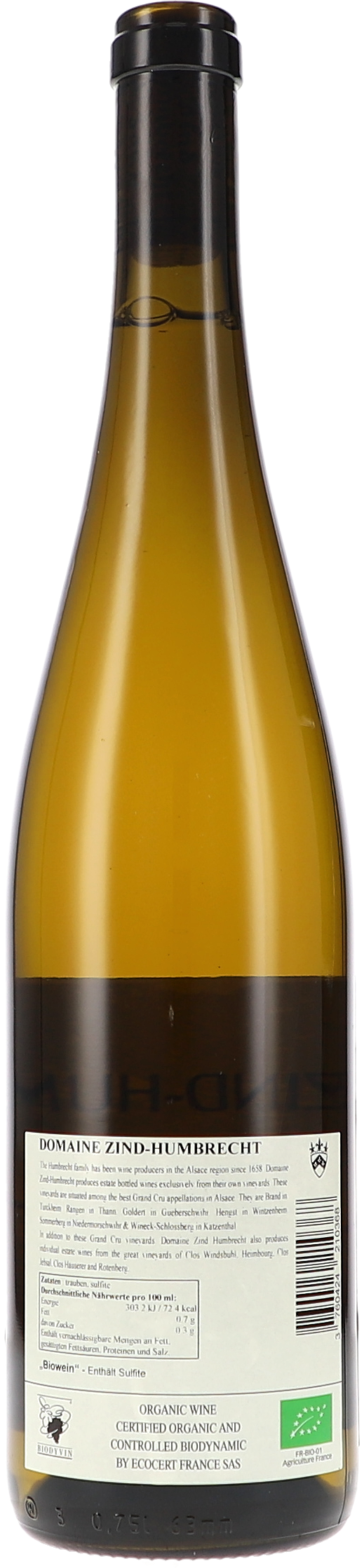 Zind-Humbrecht Gewürztraminer Turckheim 2024, 750ml-2