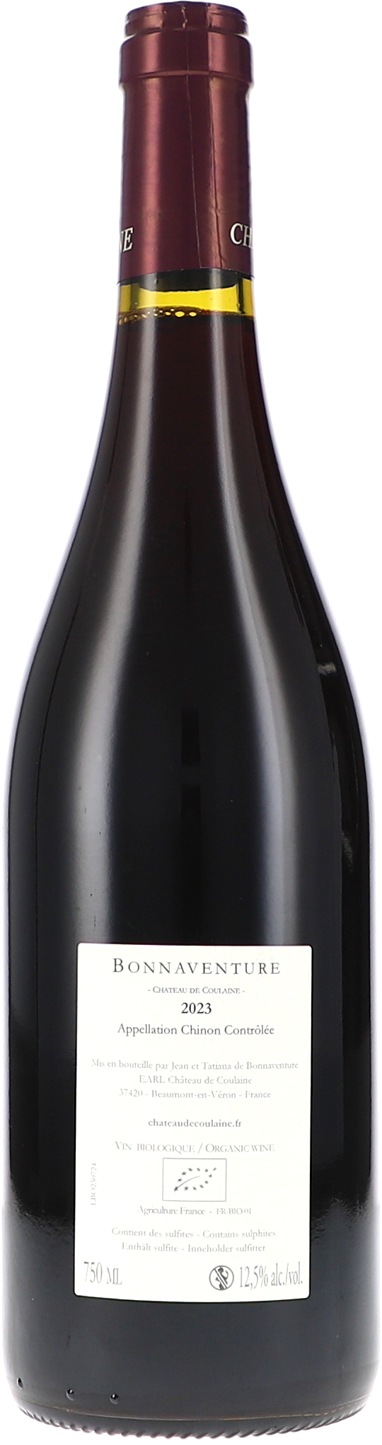 Château de Coulaine Bonnaventure 2023 750ml Foto 2