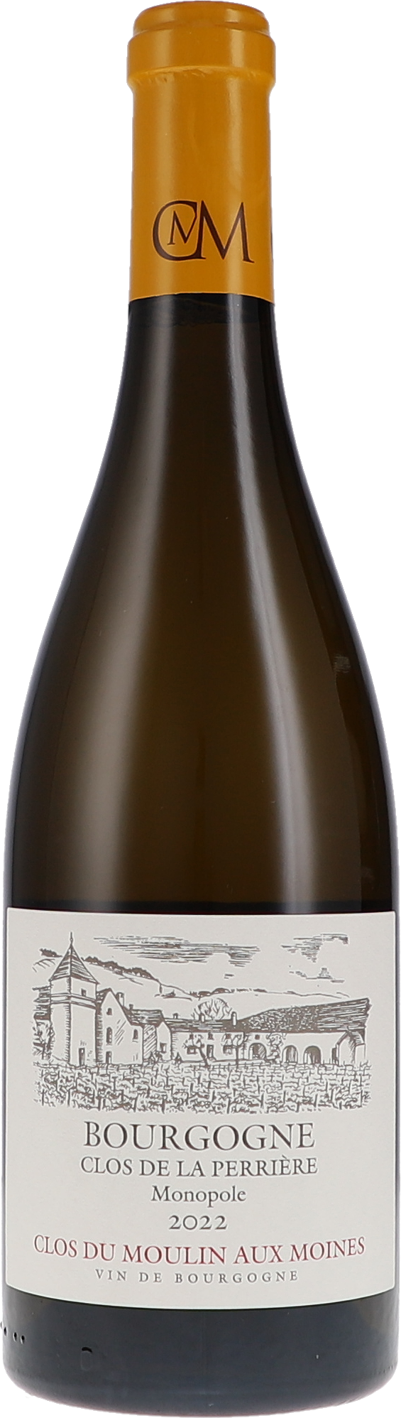 Clos du Moulin aux Moines Bourgogne Clos de la Perrière blanc Monopole 2022, 750ml bottle, front label view