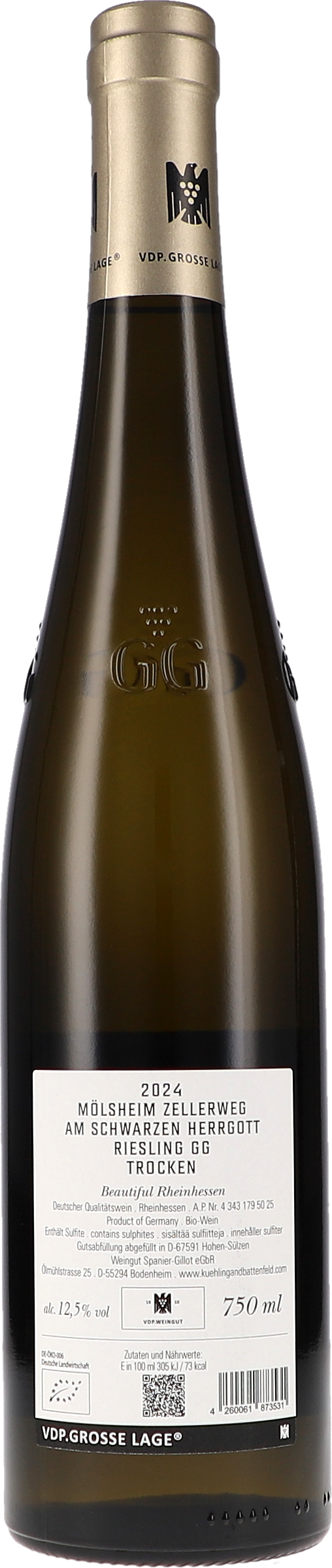 Battenfeld-Spanier Riesling Zellerweg am Schwarzen Herrgott GG 2024 750ml Foto 2