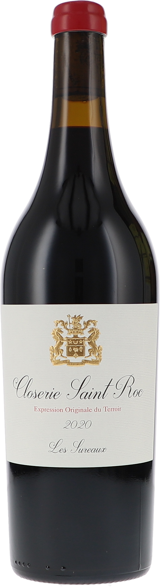 Closerie Saint Roc Les Sureaux 2020, 750ml Flasche, Ansicht Frontetikett