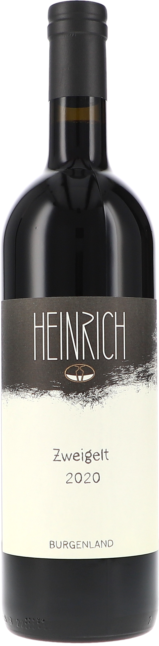 Heinrich Zweigelt 2020, 750ml Flasche, Ansicht Frontetikett