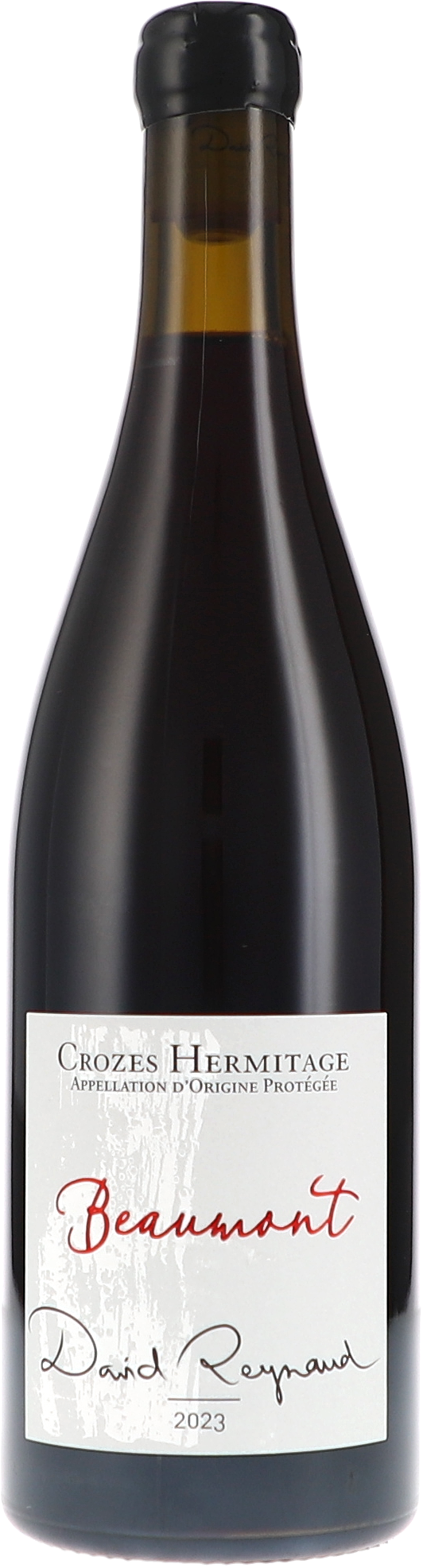 Les Bruyères Crozes Hermitage rouge Beaumont 2023, 750ml Flasche, Ansicht Frontetikett
