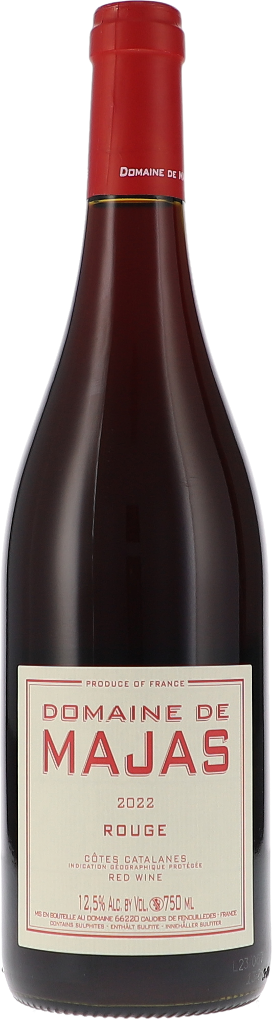 Majas Majas rouge 2022, 750ml bottle, front label view