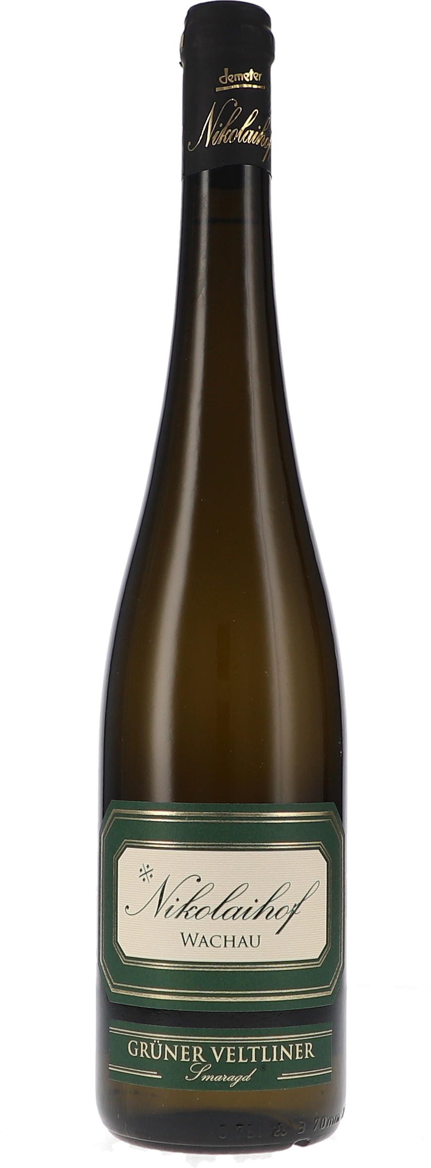 Nikolaihof Im Weingebirge Grüner Veltliner Smaragd 2009, 750ml Flasche, Ansicht Frontetikett