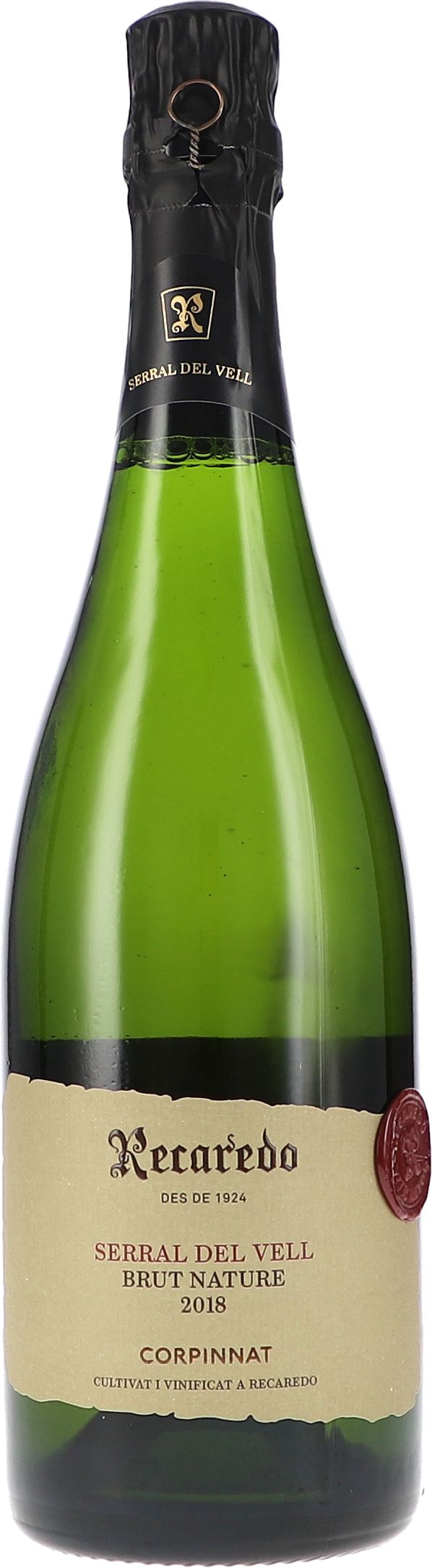 Recaredo Serral Del Vell Brut Nature 2018, 750ml bottle, front label view