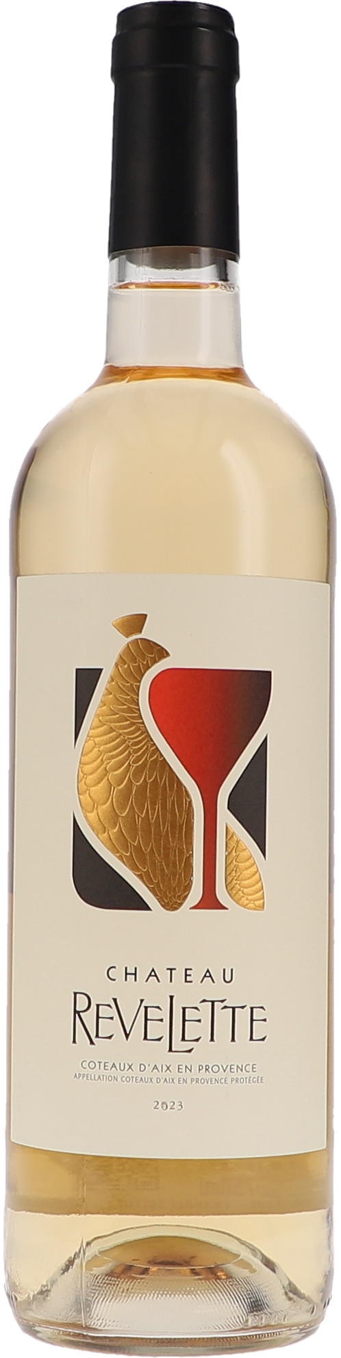 Revelette Chateau Revelette blanc 2023, 750ml Flasche, Ansicht Frontetikett