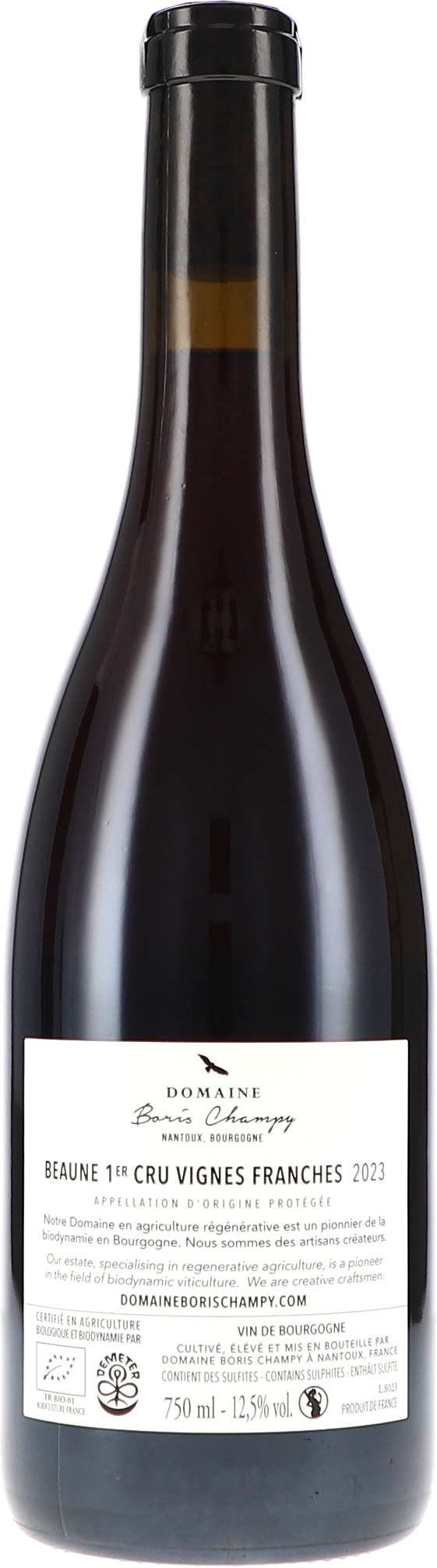 Boris Champy Beaune 1er Cru Vignes Franches 2023 750ml Foto 2