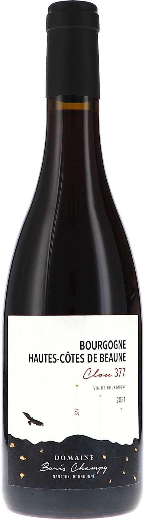 Boris Champy Bourgogne Hautes-Côtes de Beaune rouge Clou 377 2023, 3000ml bottle, front label view