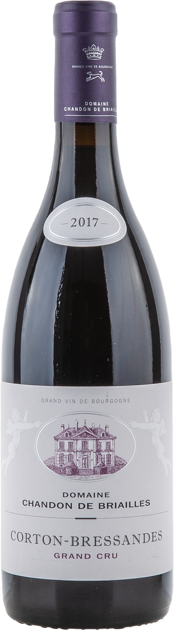 Chandon de Briailles Corton-Bressandes Grand Cru rouge 2017, 750ml Flasche, Ansicht Frontetikett