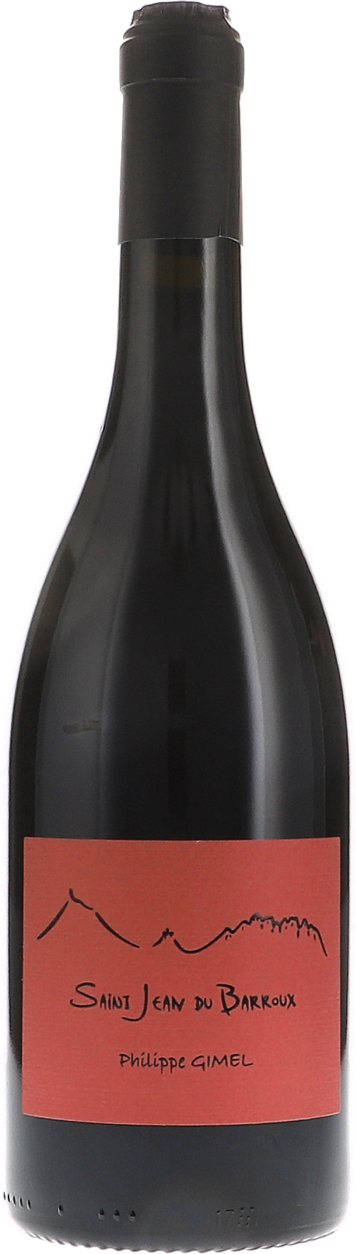 Saint Jean Du Barroux Grenache Les Usclades 2020, 750ml Flasche, Ansicht Frontetikett