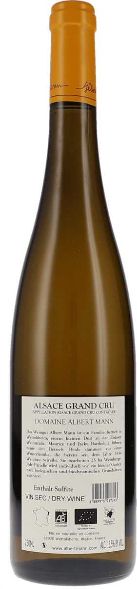 Albert Mann Riesling Furstentum Grand Cru 2021 750ml Foto 2