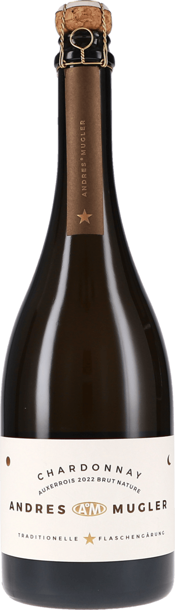 Andres & Mugler | Pfalz | Chardonnay Auxerrois Sekt Brut Nature | 2022 | 750ml | bio