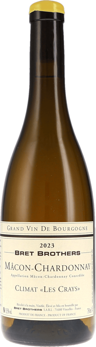 Bret Brothers | Burgund | Mâcon-Chardonnay Climat “Les Crays” AOC | 2023 | 750ml | bio