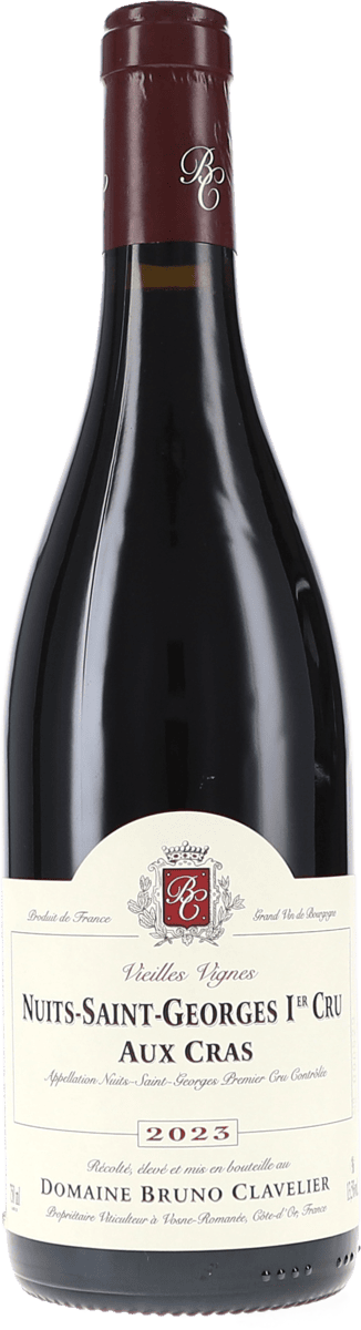 Bruno Clavelier | Burgund | Nuits-Saint-Georges 1er Cru “Aux Cras” Vieilles Vignes AOC | 2023 | 750ml | bio