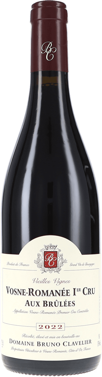 Bruno Clavelier | Burgund | Vosne-Romanée 1er Cru “Aux Brulées” Vieilles Vignes AOC | 2022 | 750ml | bio