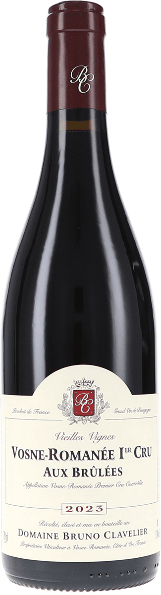 Bruno Clavelier | Burgund | Vosne-Romanée 1er Cru “Aux Brulées” Vieilles Vignes AOC | 2023 | 750ml | bio