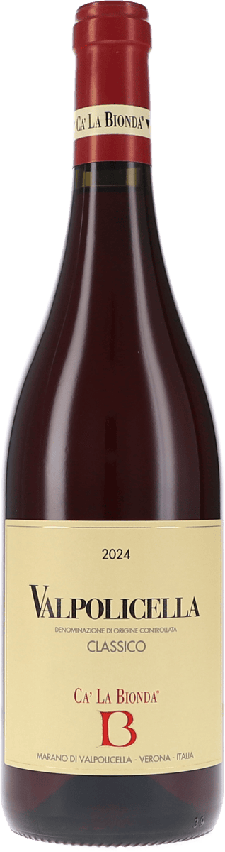 Ca’ La Bionda | Veneto | Valpolicella Classico DOC | 2024 | 750ml | bio