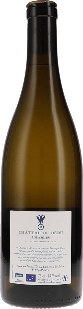 Château de Béru Chablis Côte aux Prêtres 2022 750ml Foto 2