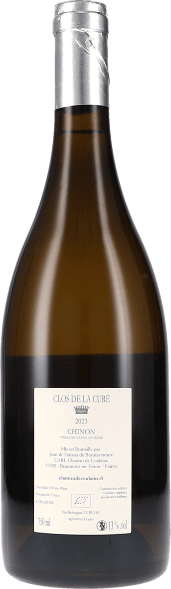 Château de Coulaine Clos de la Cure 2023, 750ml Foto 2