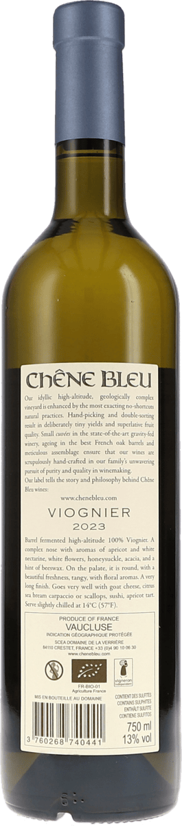 Chêne Bleu Viognier 2023 750ml Foto 2