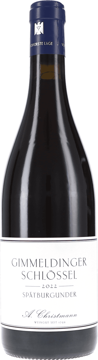 Christmann | Pfalz | Gimmeldinger Schlössel Spätburgunder VDP Erste Lage | 2022 | 750ml | bio
