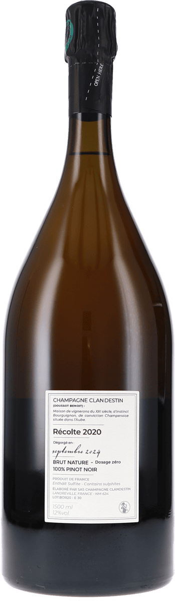 Clandestin BORÉAL Brut Nature 2020 1500ml Foto 2